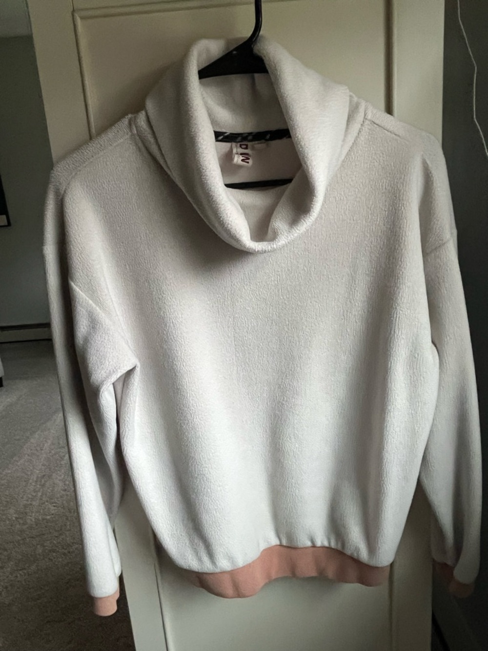 Anthropologie Fleece Cowl Neck Sweater